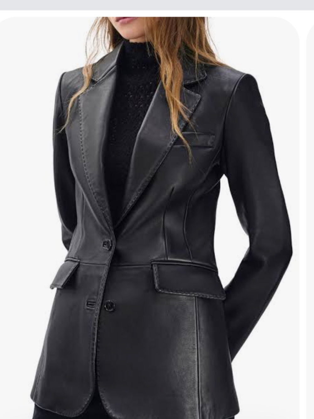 Rag and Bone leather blazer nwt called “Ash”